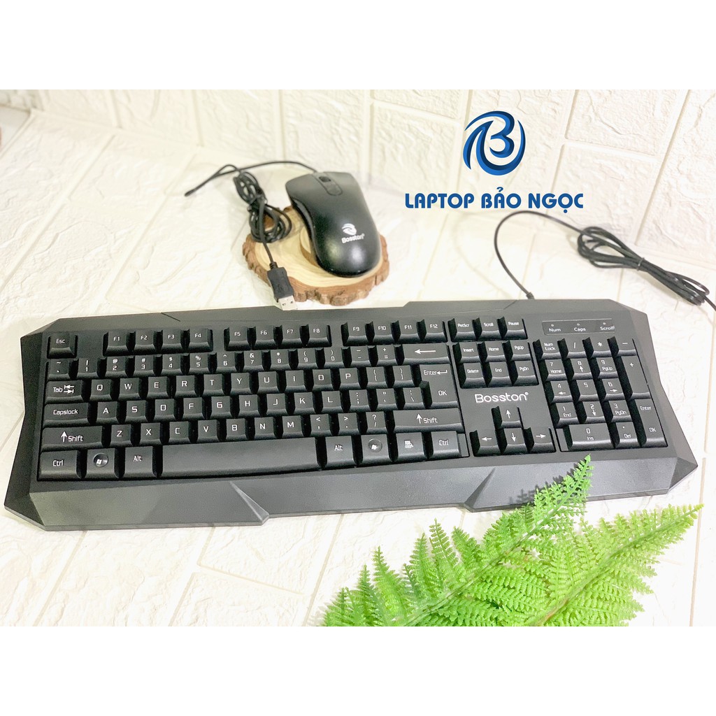 Combo Chuột Và Bàn Phím Chơi Game Có Dây Bosston S6600 - Chính Hãng