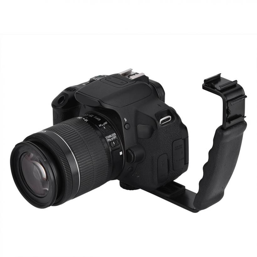 Khung hợp kim nhôm chữ L cho đèn flash máy ảnh