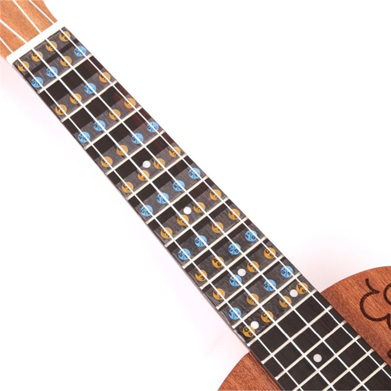 Ukulele Note Sticker - Miếng Dán Đánh Dấu Vị Trí Nốt Nhạc Trên Cần Đàn Ukulele Decal