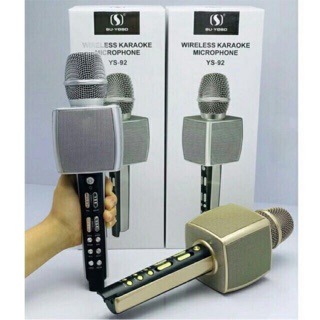 Míc hát Karaoke YS-92 kèm loa Bluetooth âm thanh cực tốt