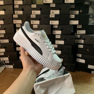 < VIDEO + ẢNH THẬT > GIÀY SNEAKER TRẮNG ĐEN ĐẾ BÁNH MÌ THẤP CỔ