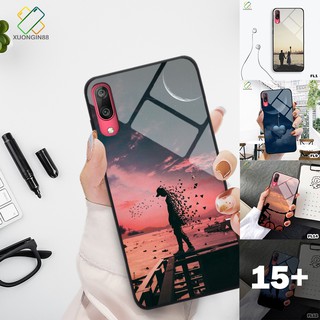 Ốp lưng Huawei Y7 Pro 2019 in 3D kính cường lực chủ đề tình yêu