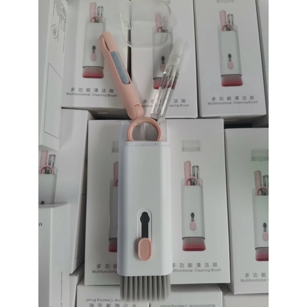 Chổi Vệ Sinh Mini Quét Bụi Đa Năng Làm Sạch Bàn Phím Máy Tính Tai Nghe Tiện Dụng, Nhỏ Gọn Đáng Yêu