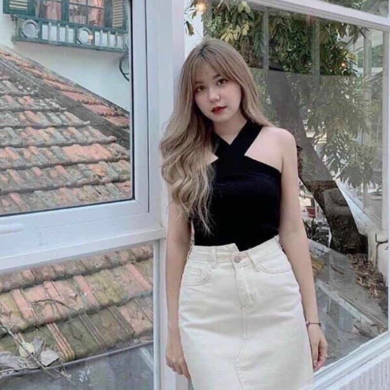 Áo 2 dây nữ MIA1992 - Áo hay dây nữ vạt chéo mặc được 2 kiểu phong cách năng động siêu xinh