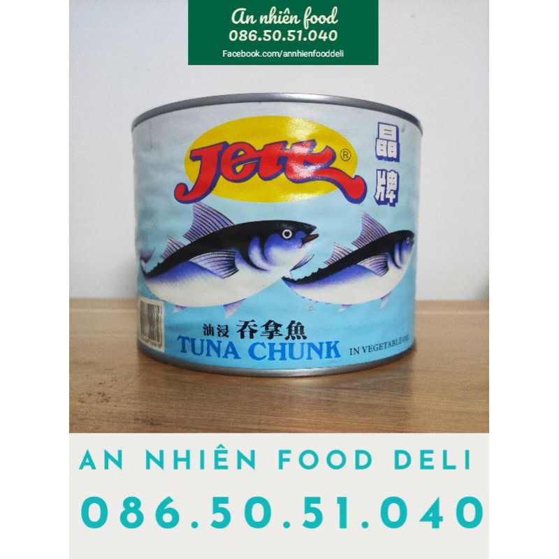 Tuna Chunk Jett / Cá Ngừ Ngâm Dầu Hộp 1,8kg
