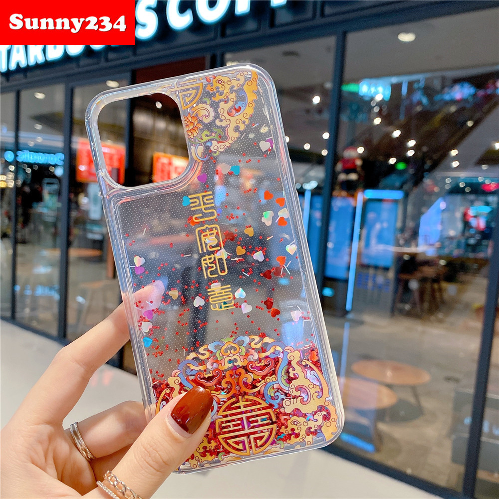 Ốp điện thoại kim tuyến hình thần tài Iphone 12 Mini Pro Max 11 Pro Max Iphone 6 7 8 Plus X Xs Max Xr