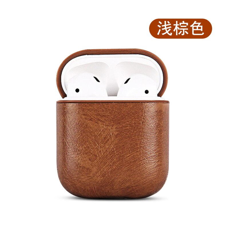 Vỏ bảo vệ hộp sạc tai nghe không dây bằng da cho airpods 2 1 airpods pro 3