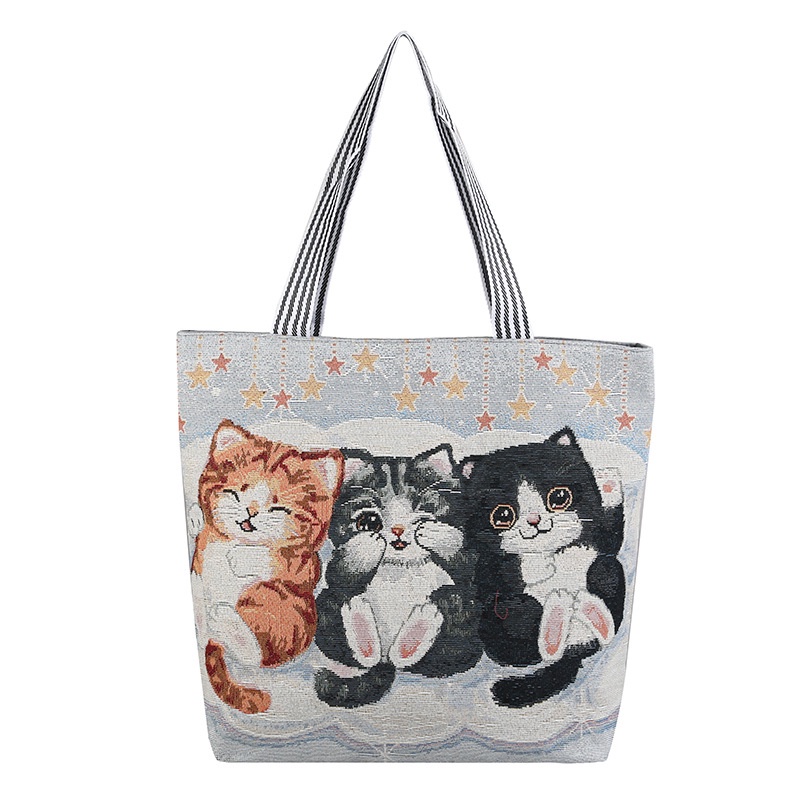 Túi xách ENVIROSAX bằng canvas họa tiết thổ cẩm dễ thương