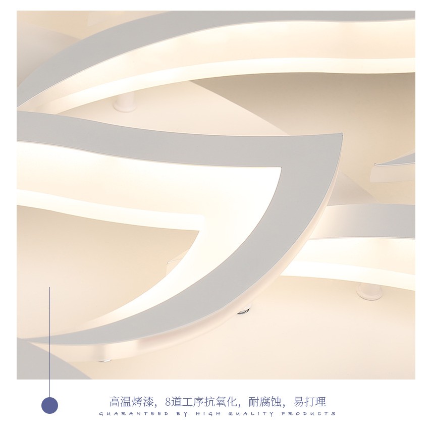 Đèn Led Ốp Trần Trang Trí Phòng Khách hiện đại mẫu lớn, 3 Chế Độ Sáng Bảo Hành 12 Tháng.