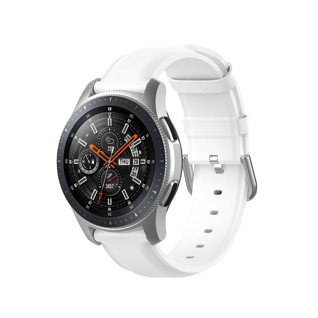 Dây da cao cấp mặt trơn 20mm, 22mm cho đồng hồ thời trang - thể thao Galaxy Watch / Huawei / Amazfit / Garmin PKHRSMS004