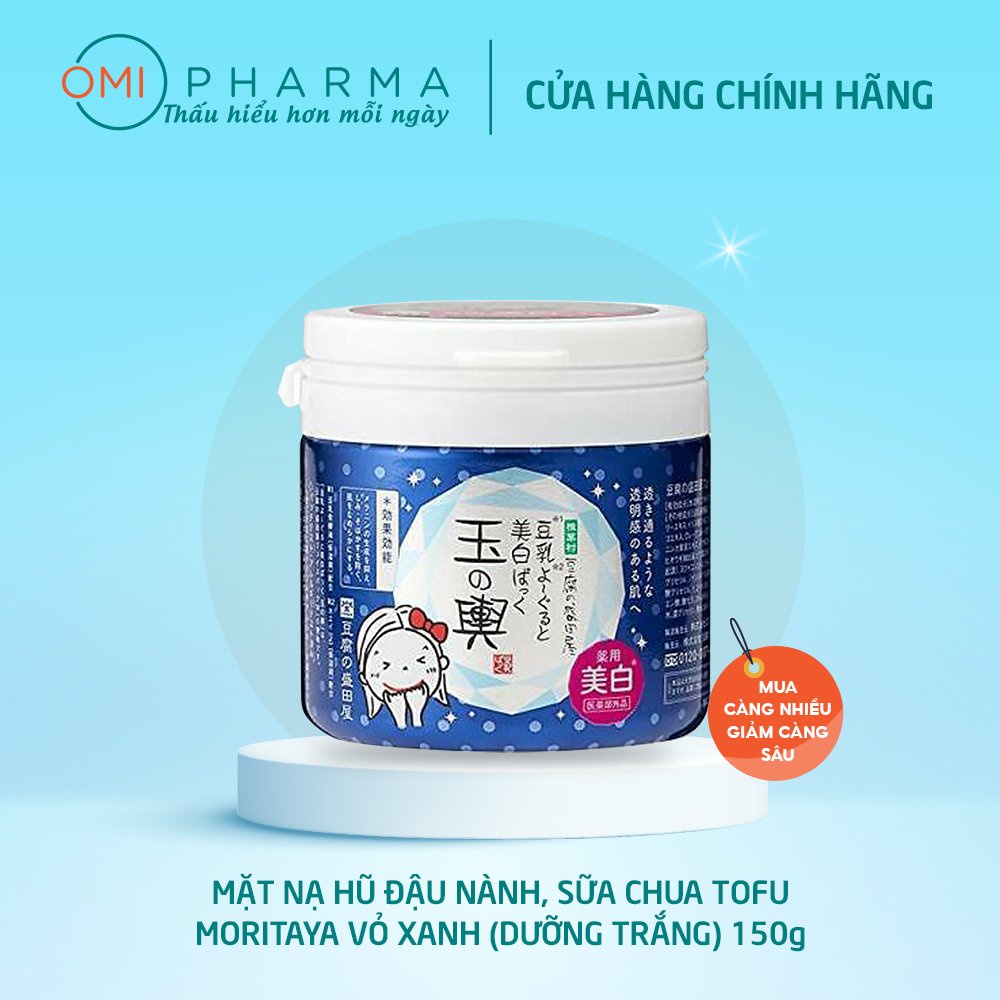 Mặt Nạ Tofu Tamanokoshi Chiết Xuất Đậu Nành Sữa Chua Dưỡng Trắng Da Nhật Bản (150 Gr)