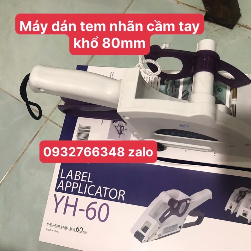 {ĐỂ LẠI SĐT}Máy dán tem nhãn cầm tay KEYiDE YH-60 khổ 60mm