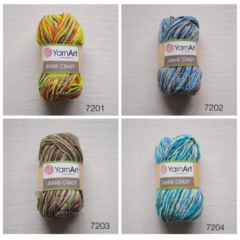 Len Yarnart Jeans Art Crazy Thổ Nhĩ Kỳ 50gr