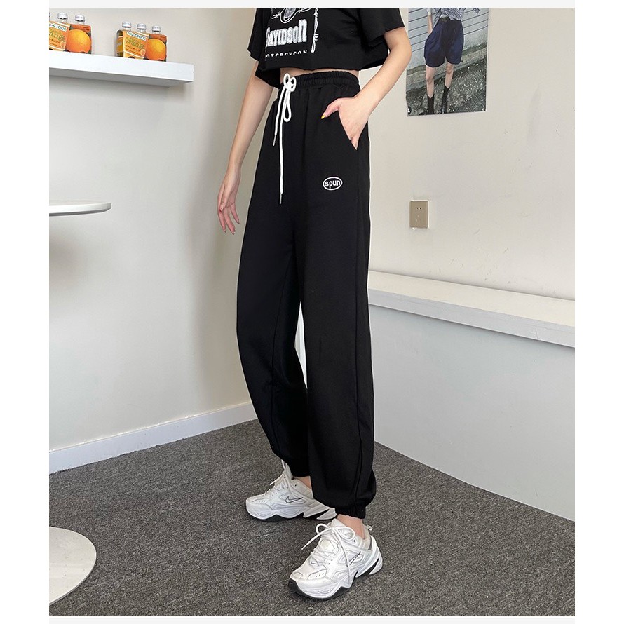 [ Mã FAMAYWA giảm 10K đơn 50K] Quần Jogger Nữ ❣️ FREESHIP ❣️ Ống Rộng SPUN TTQD124 | BigBuy360 - bigbuy360.vn