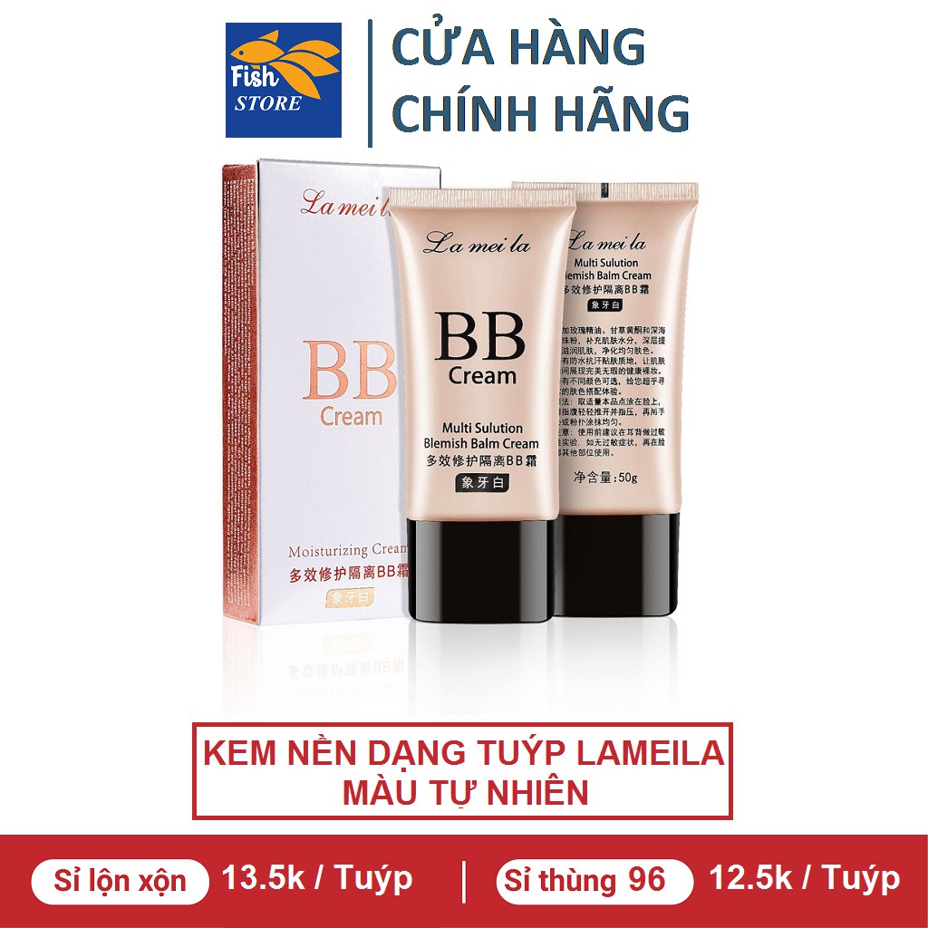 Kem nền trang điểm BB Cream Moisturing Lameila Dạng Tuýp