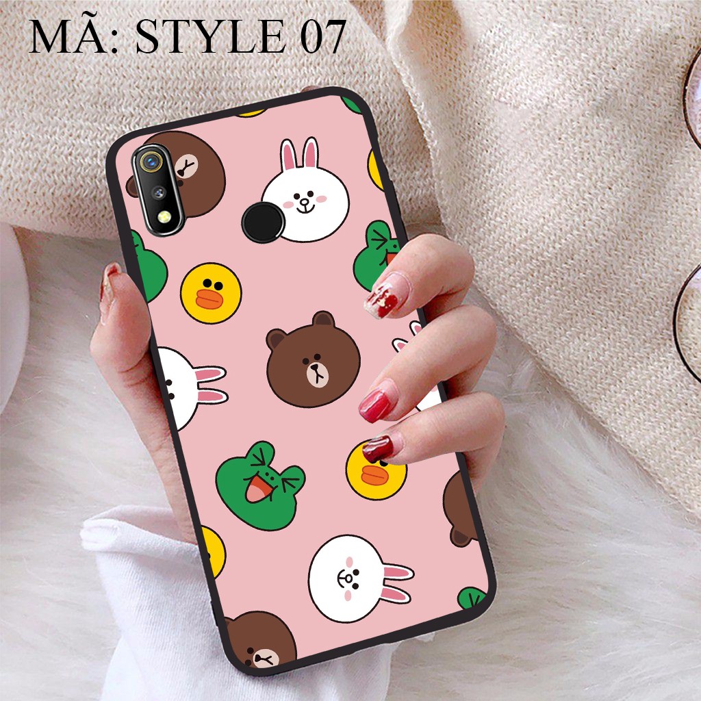 Ốp lưng Realme 3 viền dẻo TPU BST Phong Cách Trẻ Trung