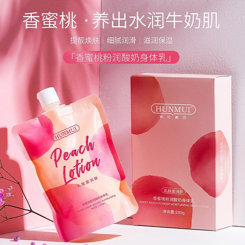 [HOT] ✨LOTION DƯỠNG TRẮNG SÁNG DA CHIẾT XUẤT SỮA ĐÀO CẤP ẨM TUYỆT ĐỐI✨