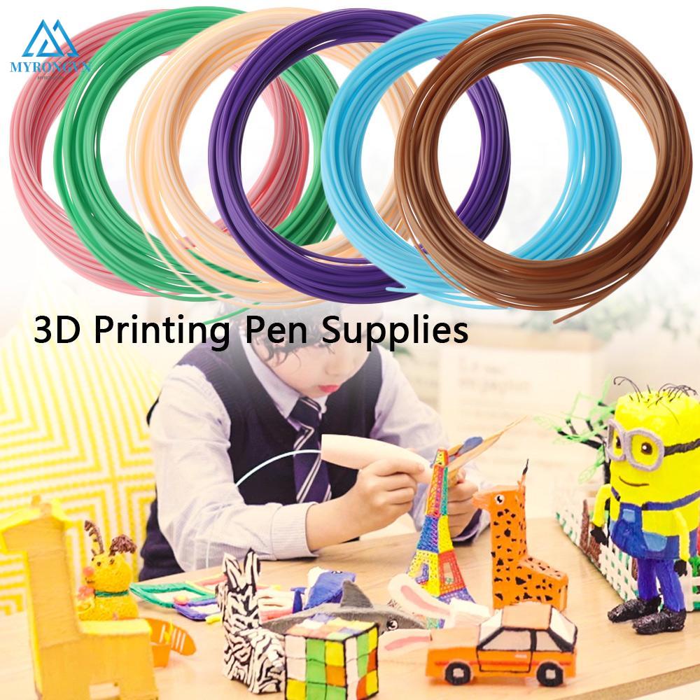 Sợi PLA nhiều màu sáng tạo không gây ô nhiễm dài 5 / 10 mét dùng vẽ mô hình in 3D