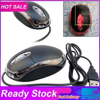 Chuột quang dây usb mini có đèn led