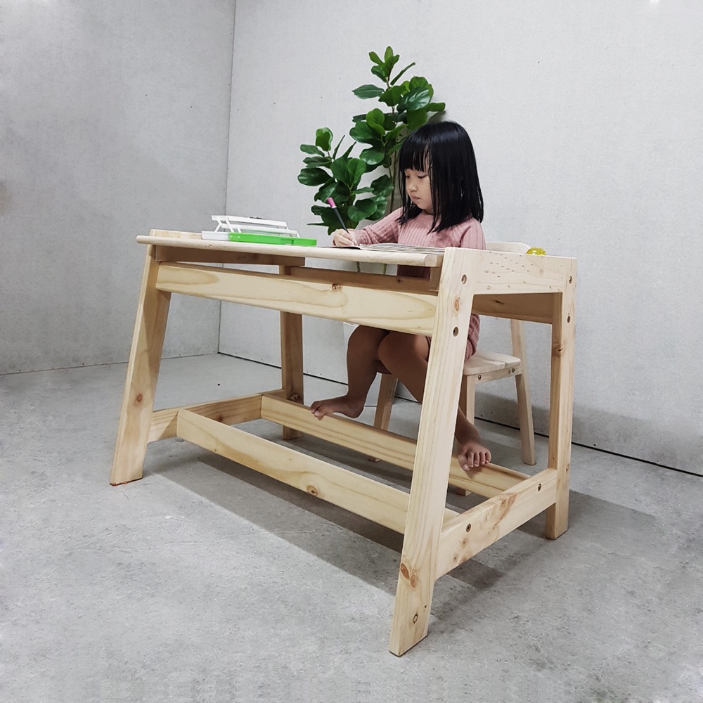 Bộ bàn học Fores 2 cấp độ và 1 ghế IBIE nhiều tùy chọn
