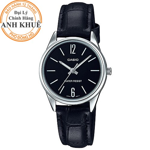 Đồng hồ nữ dây da Casio Anh Khuê LTP-V005L-1BUDF