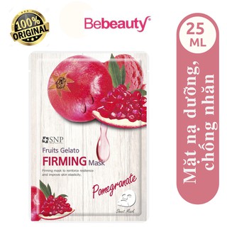 Mặt Nạ Dưỡng Chống Nhăn Tinh Chất Lựu Xay Đông Lạnh SNP Fruits Gelato Firming Mask 25ml - 0514262