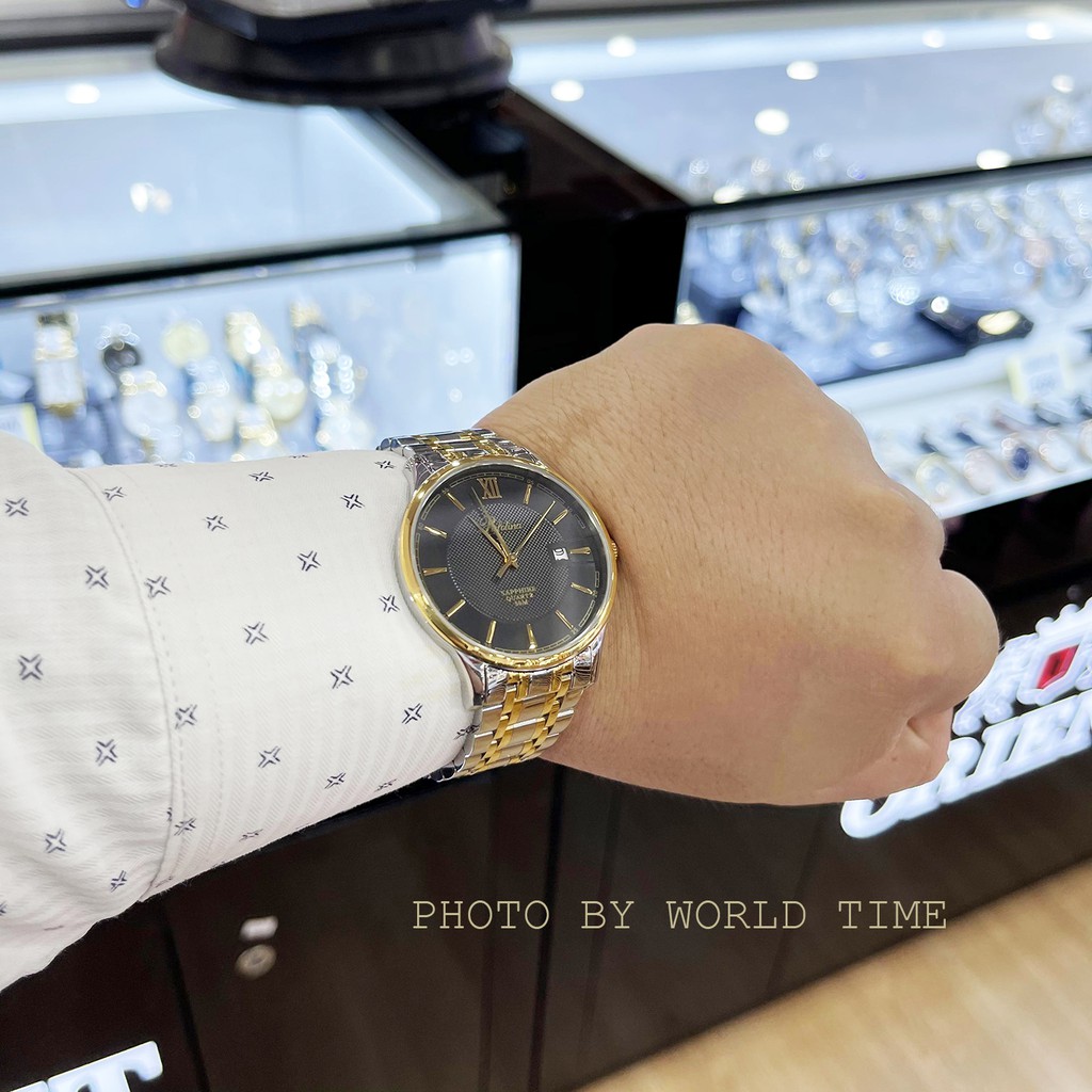 Đồng hồ nam Pafolina 5030M dây thép không gỉ , mặt kính sapphire chống xước , chống nước 5atm , bảo hành lên đến 3 năm