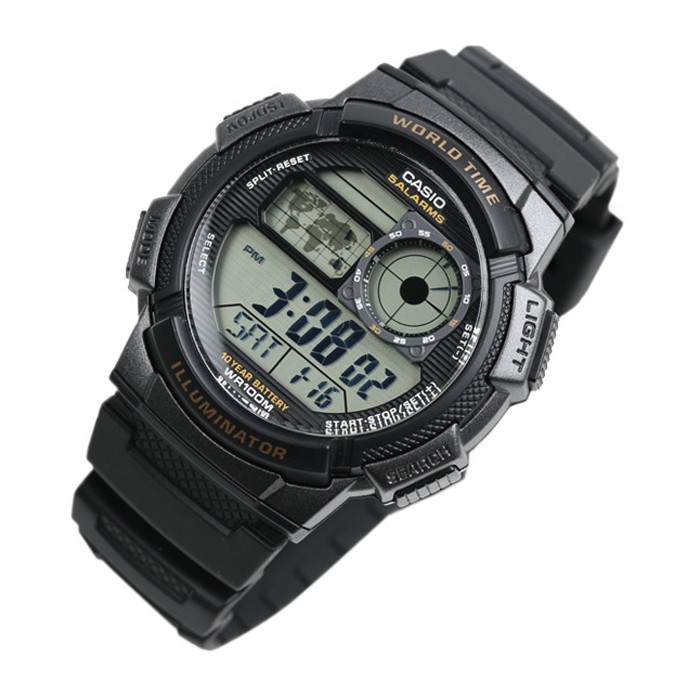 Đồng Hồ CASIO AE-1000W-1AVDF ĐIỆN TỬ_MÀU ĐEN_PIN 10 NĂM