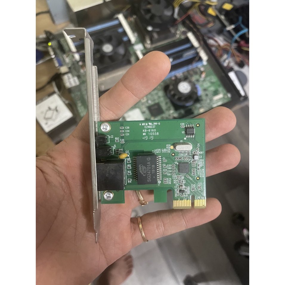 CARD LAN TỐC ĐỘ 1GB PCIE HOẶC PCI ĐỜI CŨ 1 2 4 PORT ĐỦ LOẠI