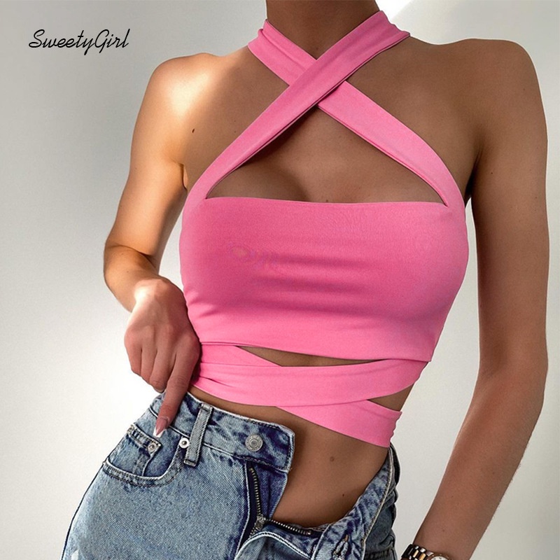 Áo Hai Dây Kiểu Rỗng 2022 Thời Trang Cho Nữ