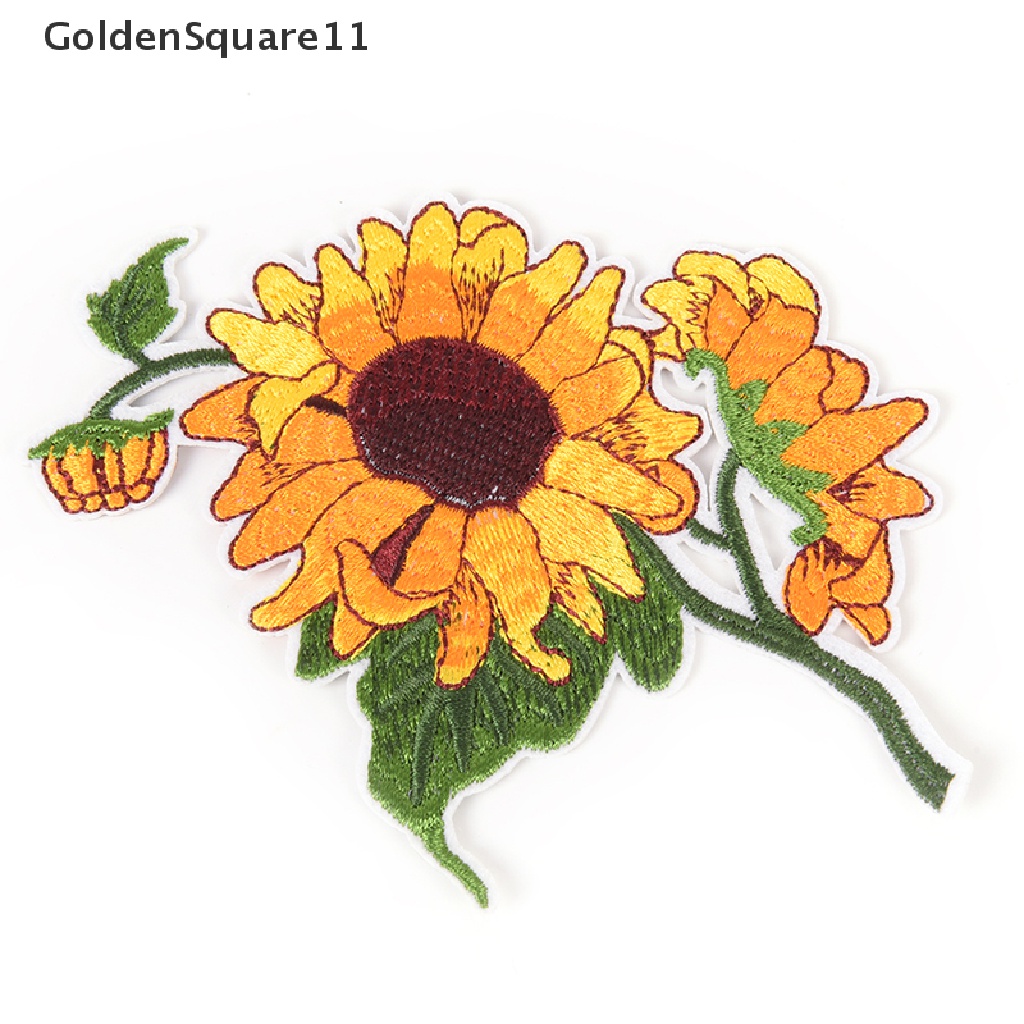 [Goldsquare11] Sticker Ủi Thêu Hình Hoa Hướng Dương