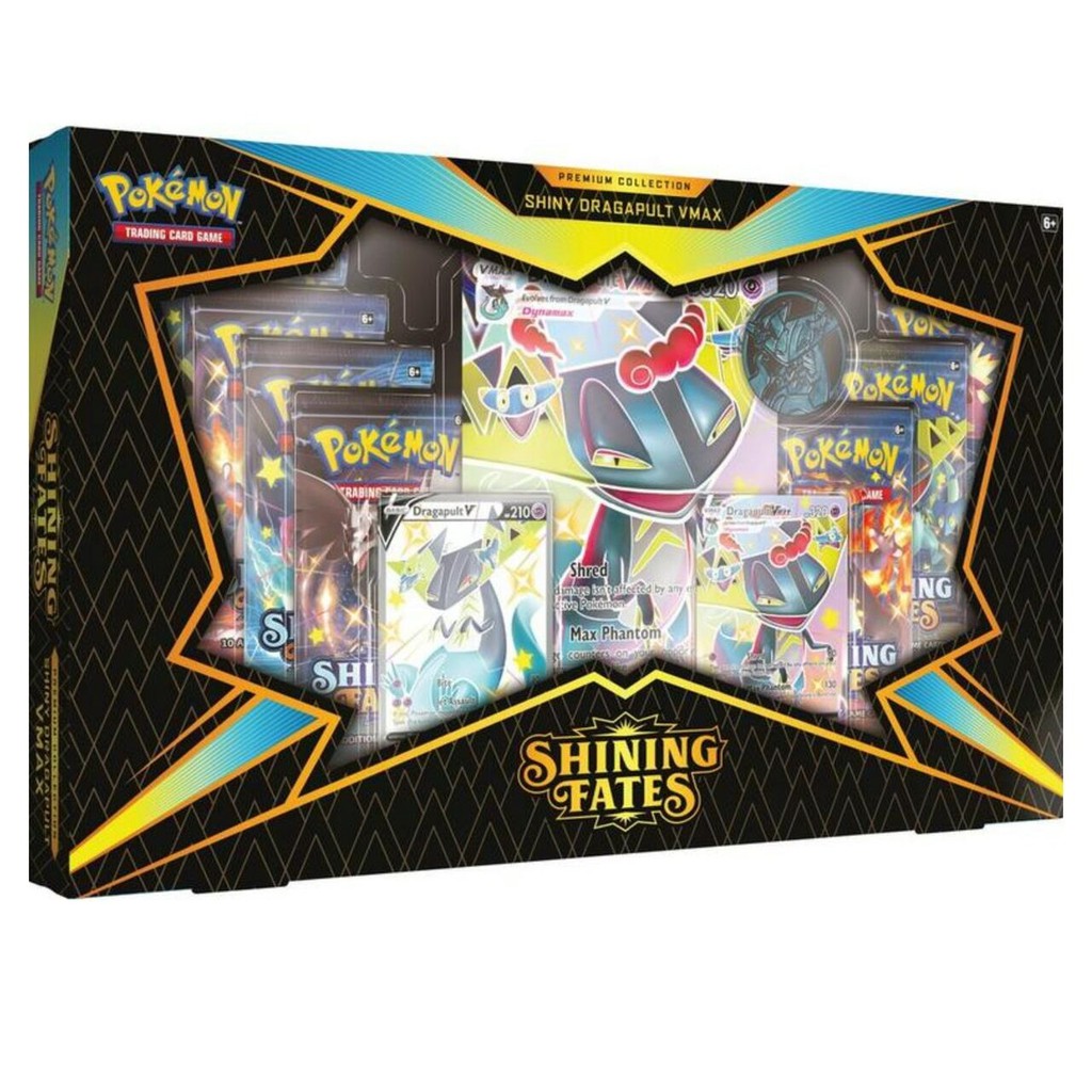 Hộp Bài Pokemon TCG Shining Fates Premium Collection Box Dragapult / Crobat V - Chính Hãng