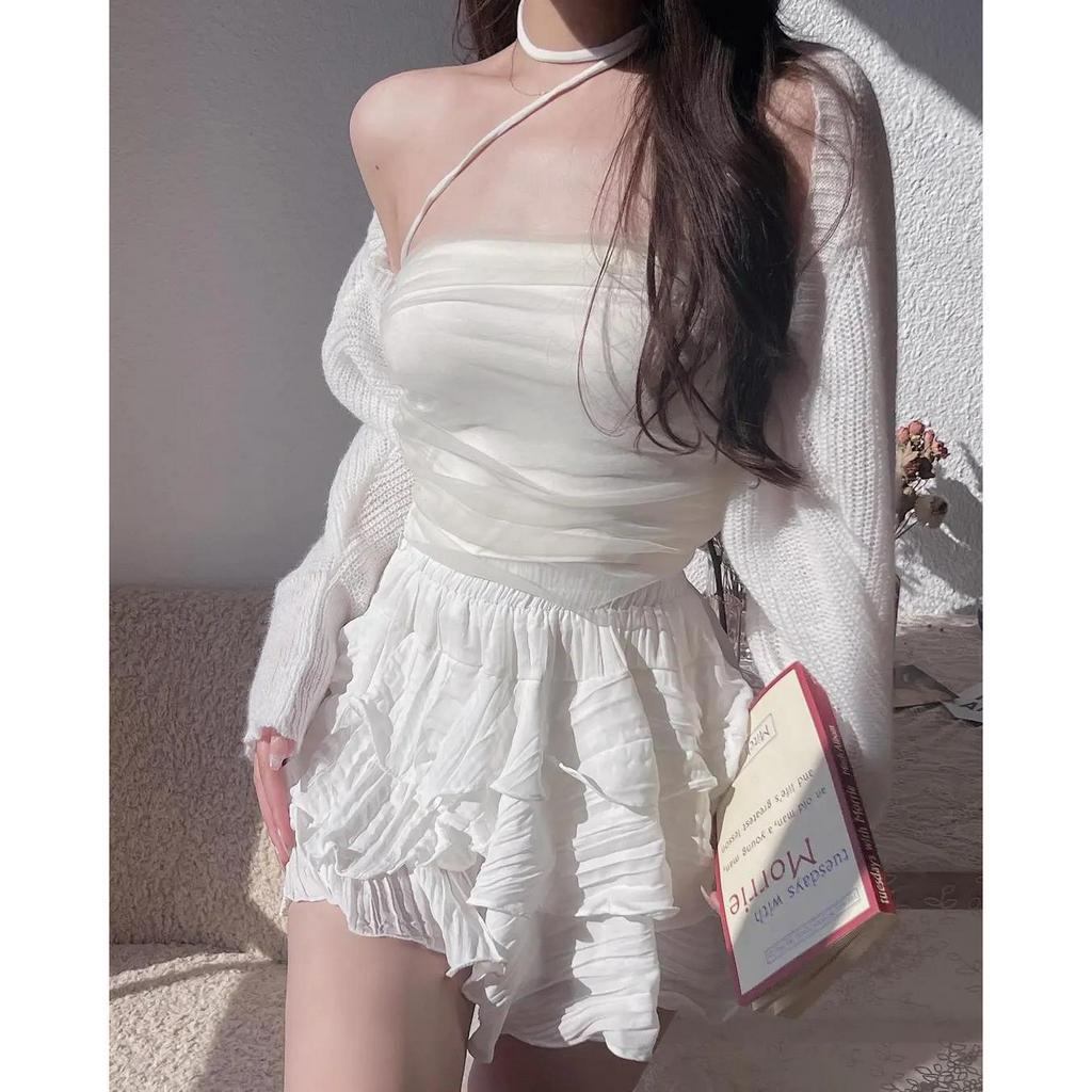 Áo len dệt kim chống nắng mùa hè áo khoác vest nhỏ