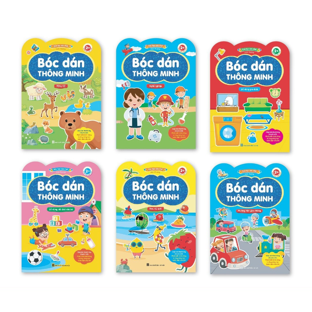 Sách Bóc Dán Thông Minh  - Song Ngữ Việt Anh