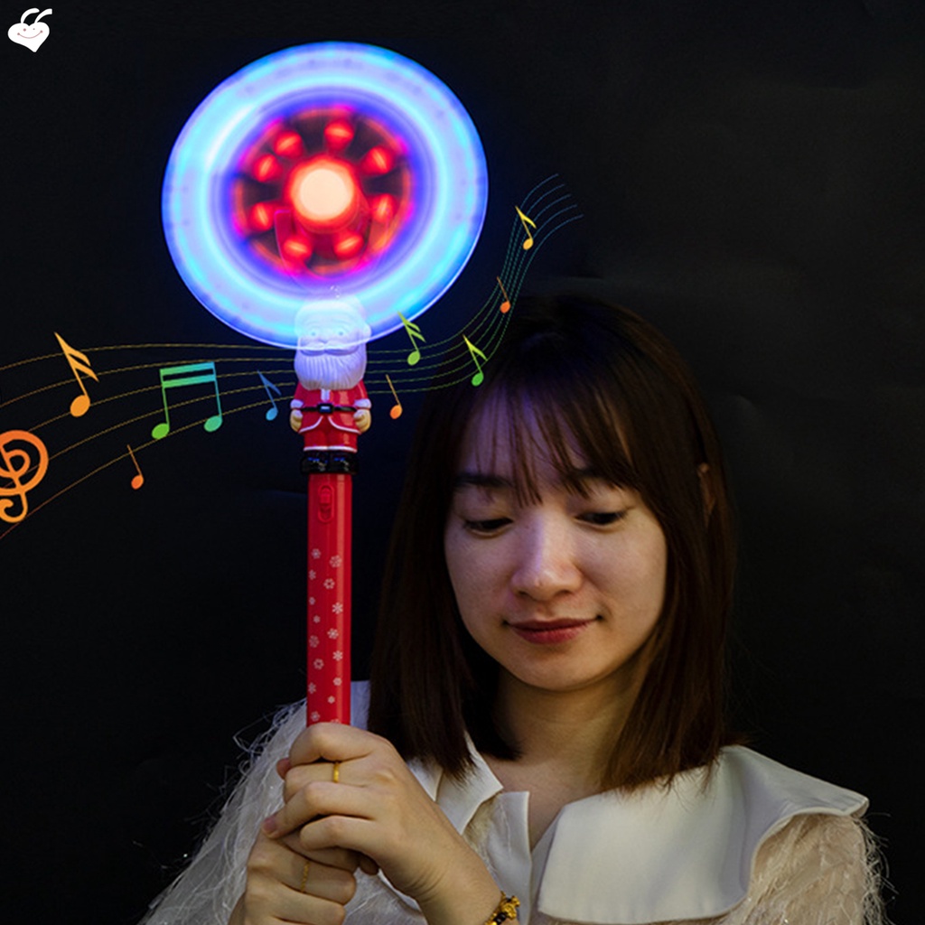 Chong Chóng Ma Thuật Hình Ông Già Noel Phát Sáng Đồ Chơi Cho Bé