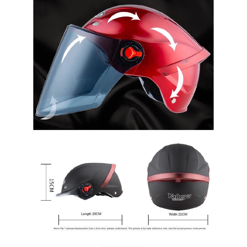 Điện Xe đạp Cưỡi Nửa Mũ bảo hiểm Xe máy Mũ bảo hiểm