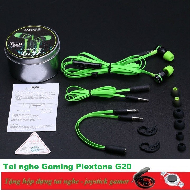 TAI NGHE - Plextone G20 - Tai Gaming - tặng hộp đựng tai nghe