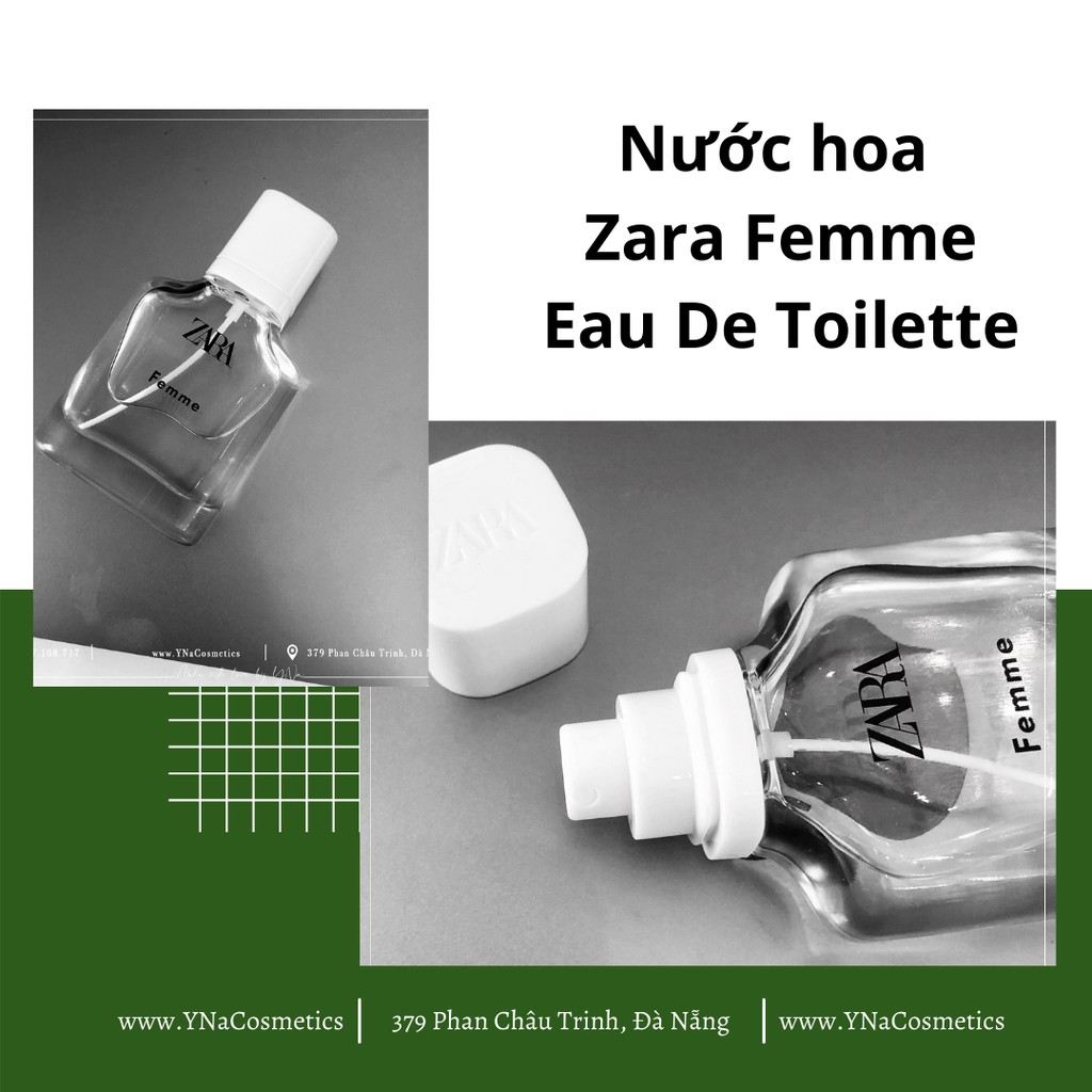 Nước hoa Zara Femme Eau De Toilette(Trắng)