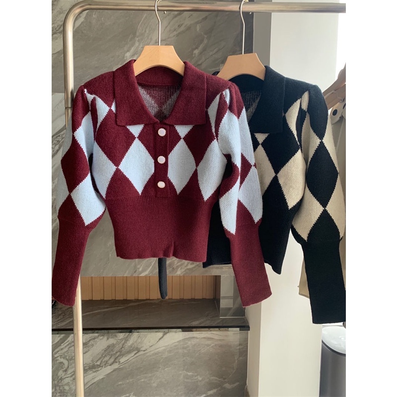 Áo Khoác cardigan Dệt Kim Dáng Ngắn Thời Trang Cho Nữ