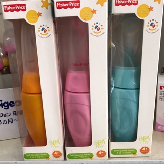 Bình thìa ăn dặm nhựa mềm fisher price 150ml