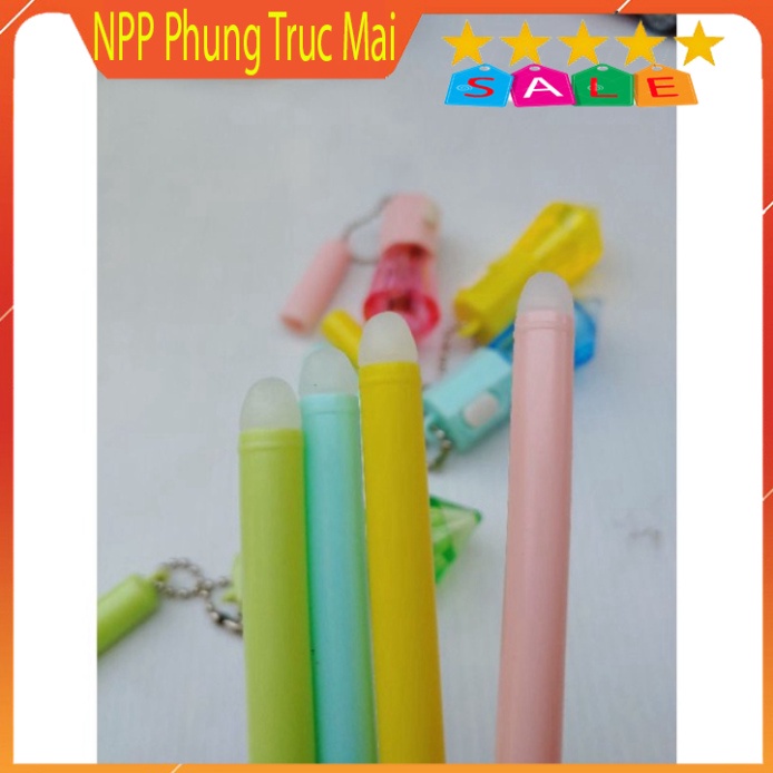 Đồ chơi cho bé Bút hình phát sáng cute dễ thương hình kim cương nhấp nháy 7 màu