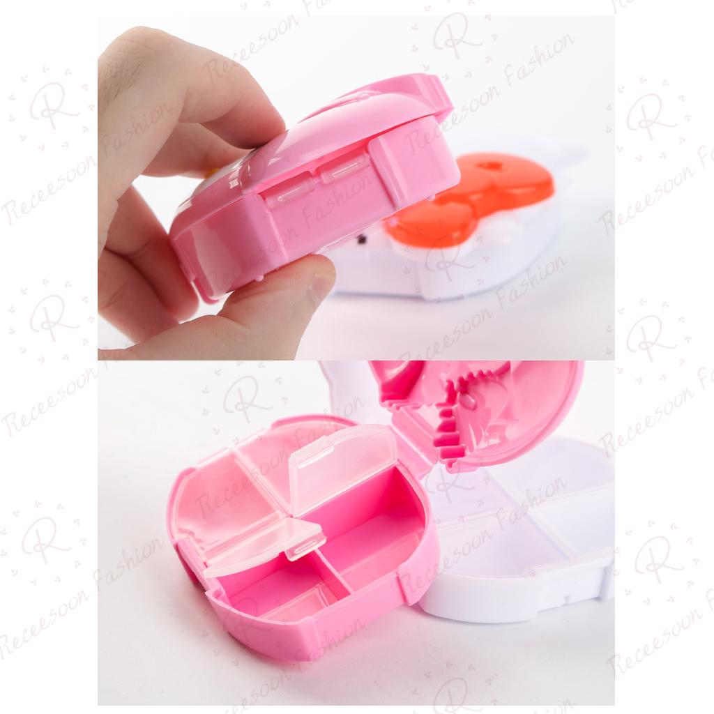 Hộp đựng thuốc mini hình nhân vật Hello Kitty