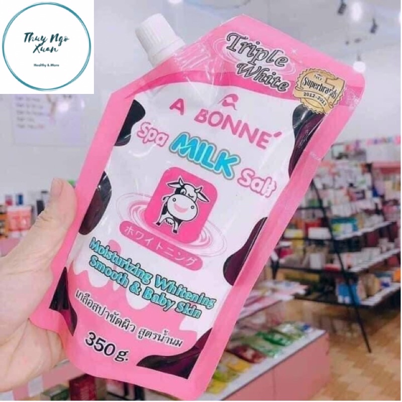 Muối Tắm Tẩy Tế Bào Chết Body Toàn Thân A Bonne’ Spa Milk Salt Thái Lan 350g