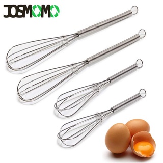 JOSMOMO 1pc 5 kích cỡ-máy đánh trứng mini tay cầm bằng thép không gỉ với tay cầm lò xo dây bóng đánh trứng bằng thép không gỉ, dụng cụ nhà bếp, dụng cụ làm bánh