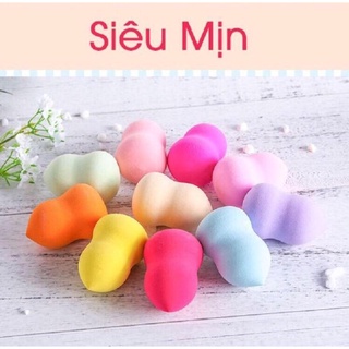 Bông mút tán kem nền hình hồ lô