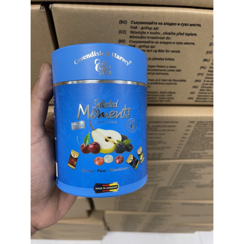 kẹo trái cây mẫu mới 2023 Cavendish &amp; Harvey hộp 100g Đức