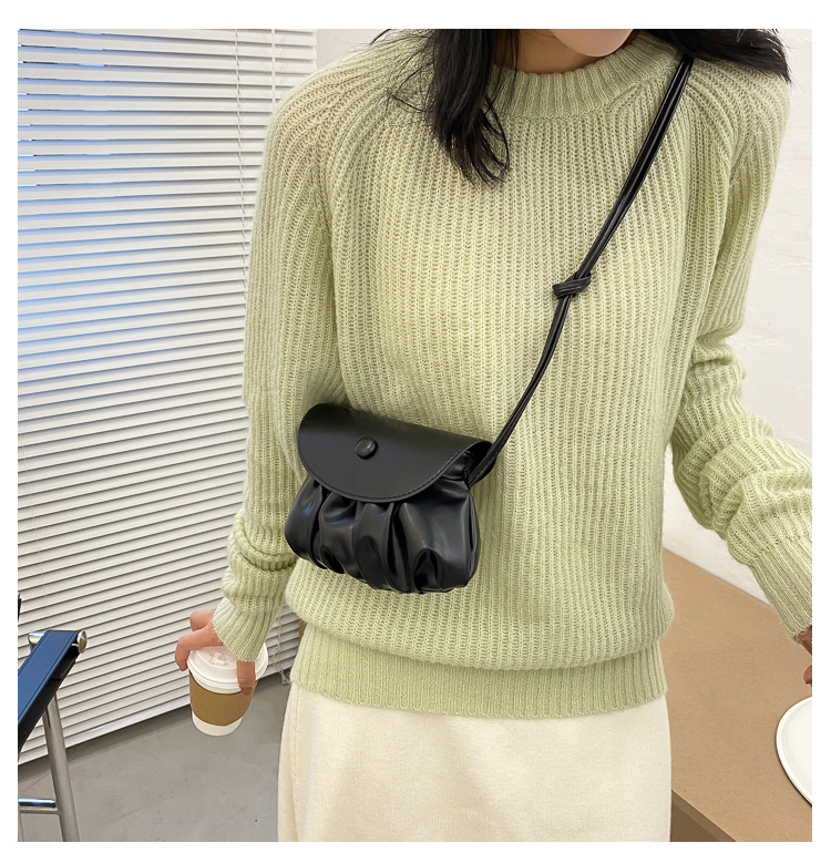 Túi Đeo Chéo JASMIN NOIR Kiểu Xếp Ly Nhỏ Nhắn Phong Cách Cổ Điển