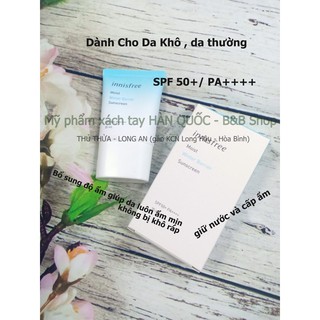 Kem Chống Nắng Dưỡng Ẩm Innisfree Moist UV Protection Cream Winter Barrier SPF50+ PA++++ (35ml)