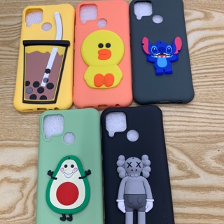 Ốp lưng Realme C12 / C15 dẻo hình nổi cute