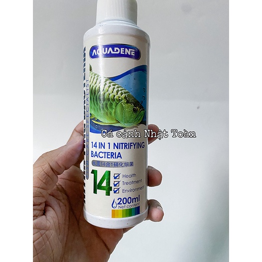 14 CHỦNG VI SINH CHO HỒ CÁ CẢNH NITRIFYING BACTERIA AQUADENE 200ML